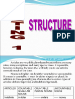 Meeting 1 Structure