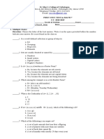 1st Unit Test g7