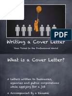 Letter Writing - Cover Letter