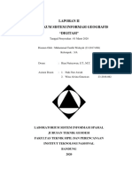 Laporan Praktikum Sistem Informasi Geospasial "DIGITASI"