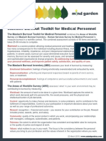 Maslach Burnout Toolkit For Medical Personnel Intro Sheet
