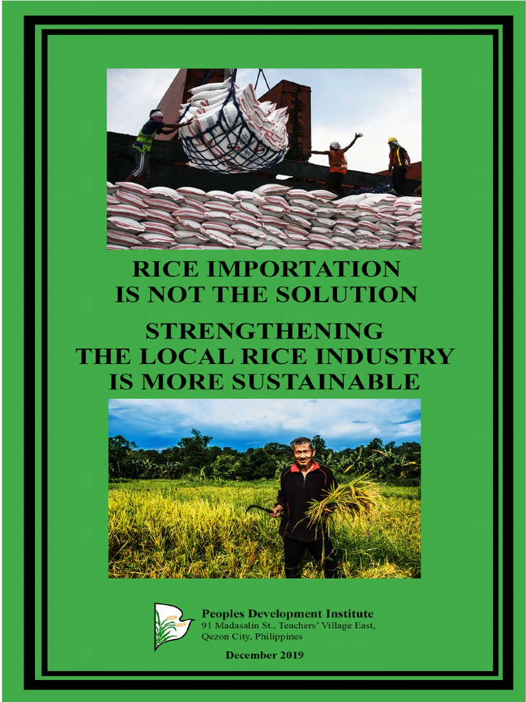 Local Rice Industry vs. Imports | PDF | Tariff | Rice