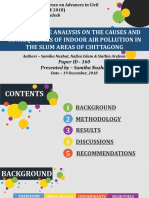 A Qualitative Analysis On The Causes and Consequences of Indoor Air Pollution in The Slum Areas of Chittagong