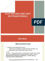 Jalur Metabolisme Obat (Biotransformasi) Farmakokinetik Klinik-1