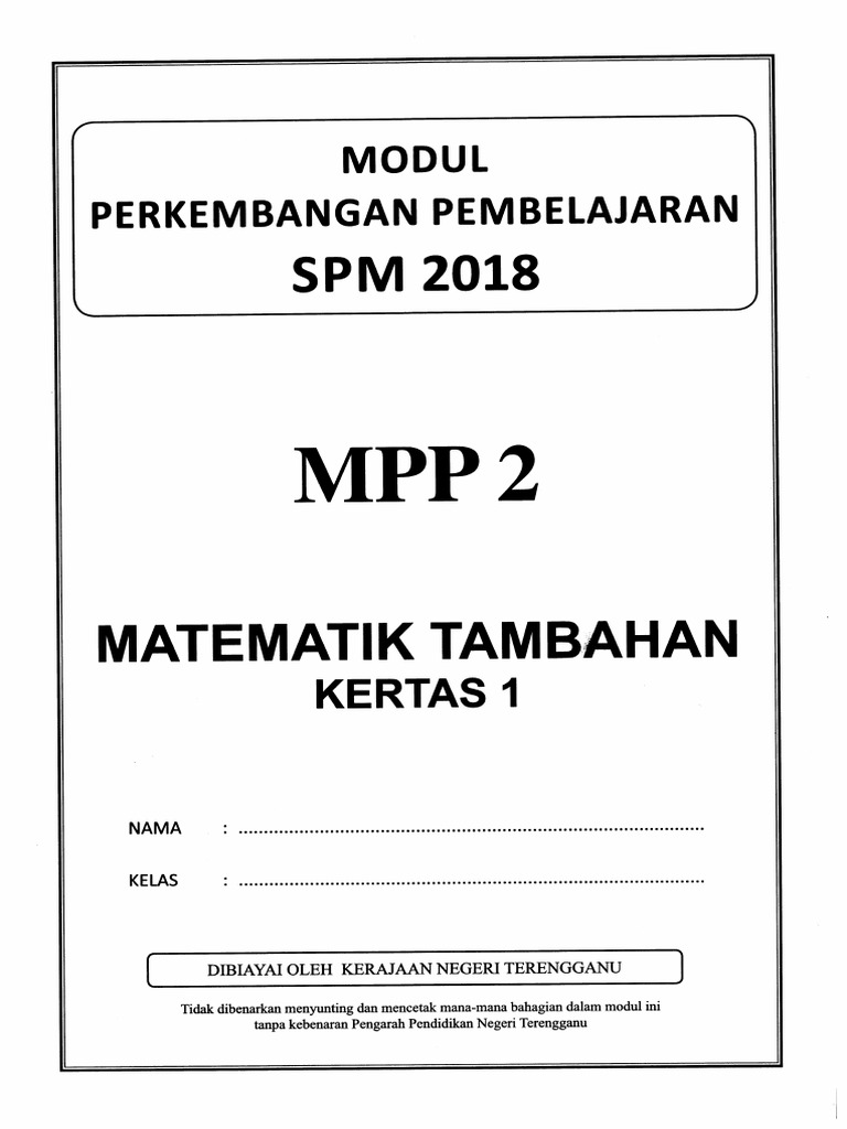 Kertas 1 Pep Pertengahan Tahun Ting 5 Terengganu 2018 Soalan Pdf
