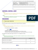 Caution / Notice / Hint: Cellular Phone Registration Failure