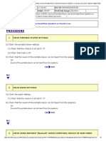 Procedure: Sound of Portable Player Cannot Be Heard From Speakers or Sound Is Low