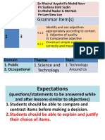 Grammar Item(s) : Duration (Weeks)
