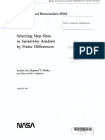 Selecting Step Sizes - in Sensitivity Analysis by Finite Differences