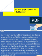 Best Mortgage Options in California