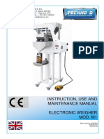 Manual Weigher Mod. M1 PDF