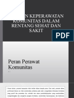 Asuhan Keperawatan Komunitas Dalam Rentang Sehat Sakit