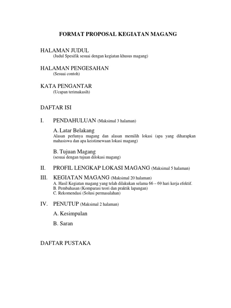 Contoh Jadwal Kegiatan Laporan Magang Audit Kinerja