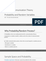 EEE301 01 Probability and Random Variables