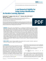 Enhancing Accuracy and Numerical Stability For Repetitive Time-Varying System Identification: An Iterative Learning Approach