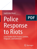 Garth Den Heyer - Police Response To Riots - Case Studies From France, London, Ferguson, and Baltimore-Springer (2020)