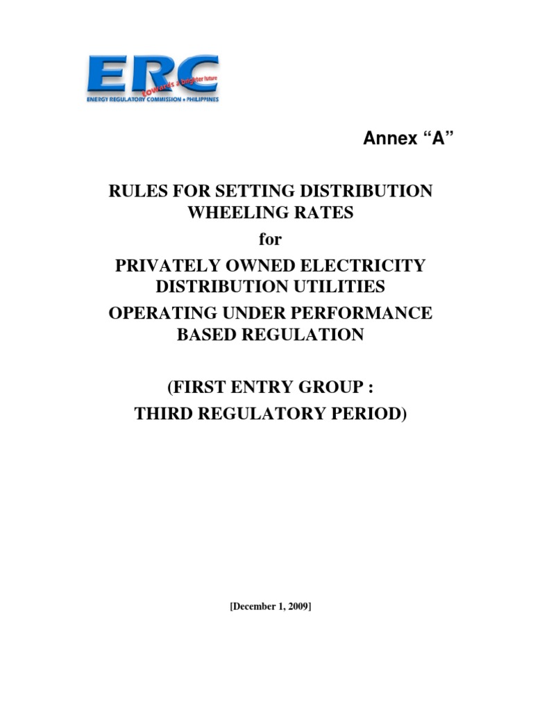 Distribution Wheeling Rates Rules 2025 | PDF | Electrical Grid | Taxes