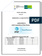 Merger & Acquisition: AT&T Acquisition of Time Warner