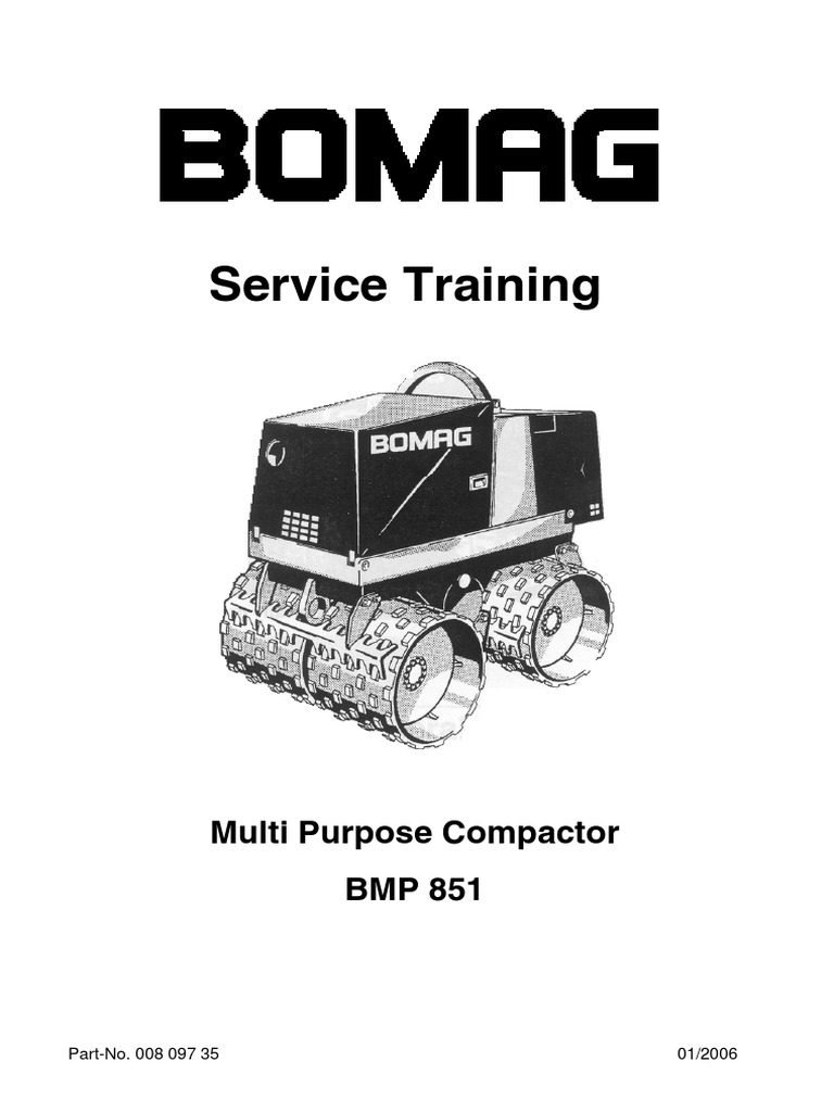 Bomag 851 | PDF | Valve | Pump