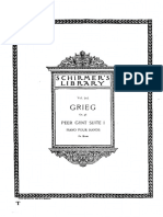 Suite Peer Gynt - Grieg PDF