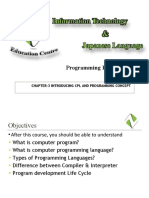 Programming Foundation: Chapter-3 Introducing CPL and Programming Concept