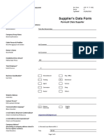 Contoh Formulir Data Supplier