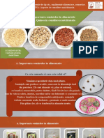 A.Importanta Semintelor in Alimentatie B. B. Quinoa in Consilierea Nutritionala