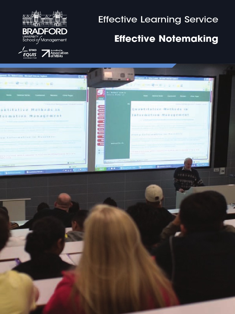 TEACH YOURSELF Effective Notemaking | PDF | Recall (Memory ...