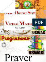 5th District Staff Virtual Meeting