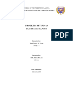 Problem Set No. 13 Fluid Mechanics: Lyceum of The Philippines Laguna College of Engineering and Computer Studies