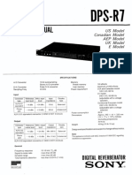 Sony dps-r7 SM PDF