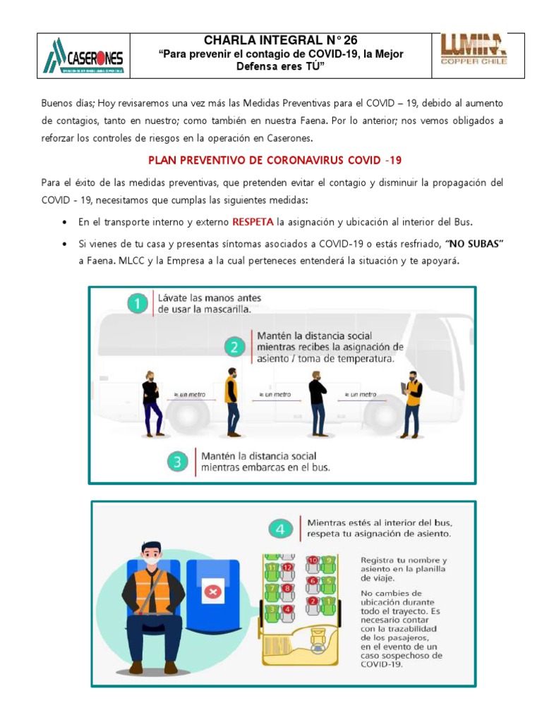 Para Prevenir El Contagio de COVID-19, La Mejor Defensa Eres TÚ | PDF