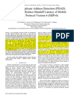 A Parallel Duplicate Address Detection (Pdad) Mechanism To Reduce Handoff Latency of Mobile Internet Protocol Version 6 (Mipv6)