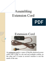 Assembling Extension Cord