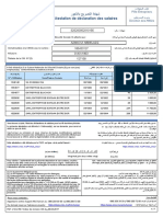 Attestation de Déclaration Des Salaires PDF