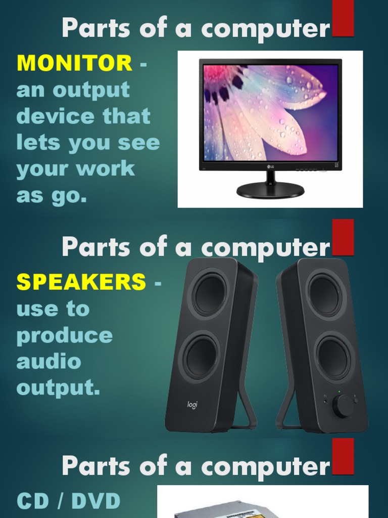 Parts of A Computer: Monitor | PDF | Computers
