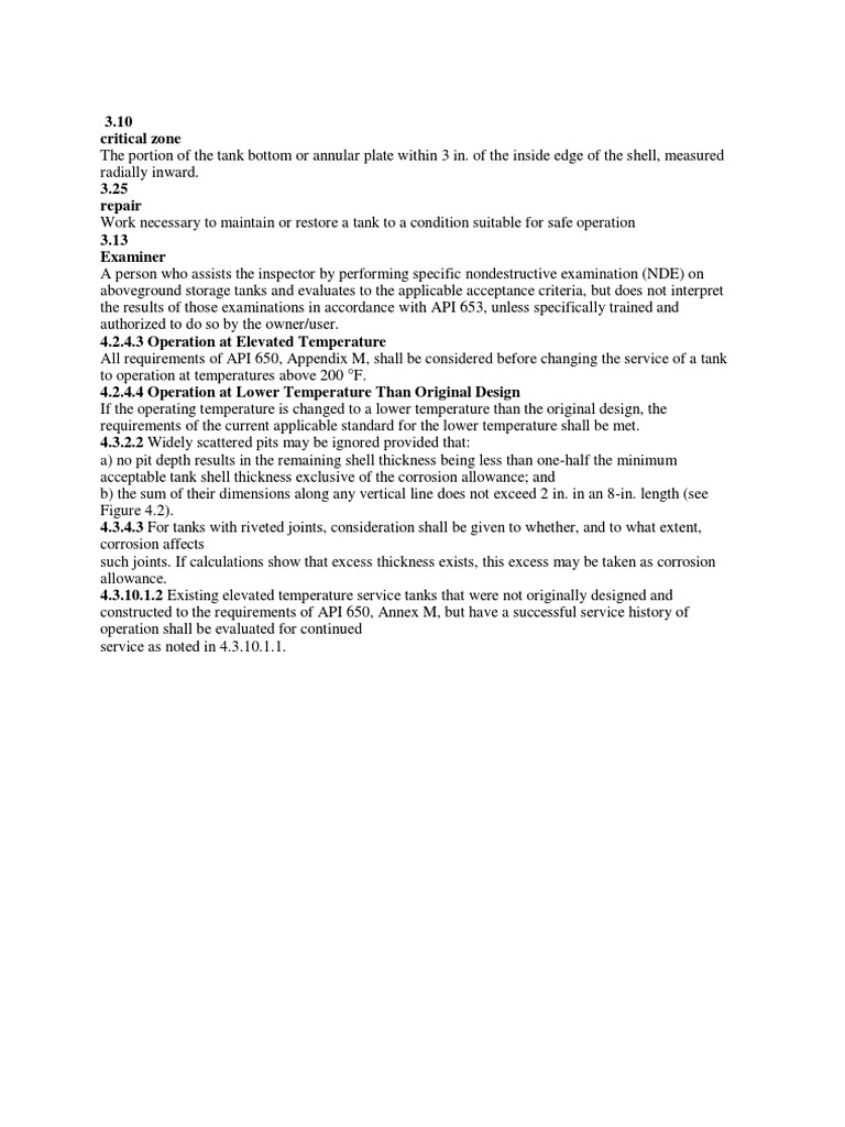 API 653 Notes | PDF | Welding | Construction