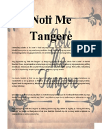 noli me tangere summary