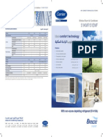 Window Room Air Conditioner Specifications and Features Guide