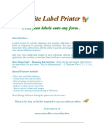 Read Me Label Printer