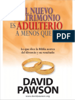 El Nuevo Matrimonio Es Adulterio A Menos Que - David Pawson