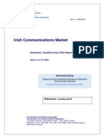 Irish Communications Market: Summary: Quarterly Key Data Report