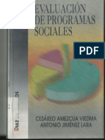 Evaluacion de Programas Sociales - Jiménez Lara