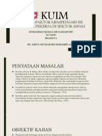 Faktor Mempengaruhi Prestasi Pekerja Sektor Awam