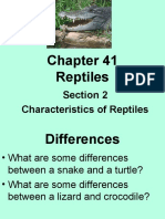 Reptiles: Section 2 Characteristics of Reptiles