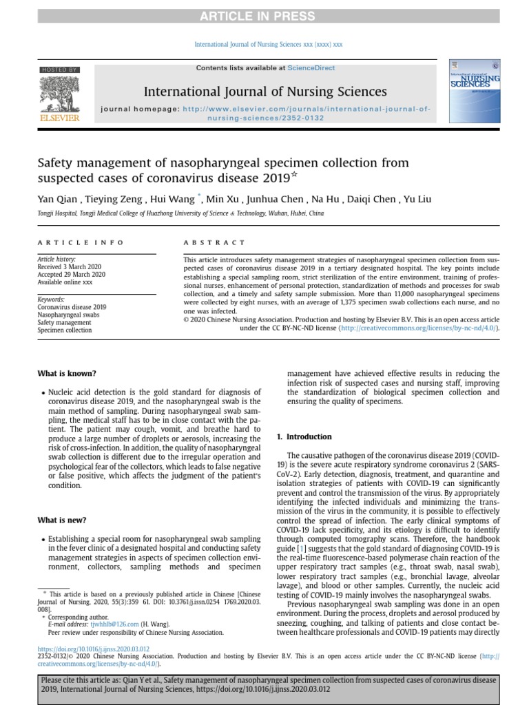 International Journal of Nursing Sciences | PDF | Health Sciences ...