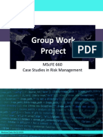 Group Work Project: Mscfe 660 Case Studies in Risk Management