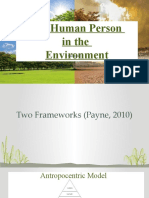 The Human Person in The Environment: Subtitle