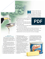 Bad Fats: Saturated & Trans: Nutrition Action Healthletter July/August 2002