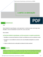 Unidade 2 - A Arte É Educacao